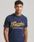 VINTAGE SCRIPTED COLLEGE T-SHIRT