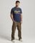 VINTAGE SCRIPTED COLLEGE T-SHIRT