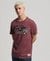 VINTAGE SCRIPT STYLE COLLEGE T-SHIRT