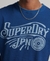 VINTAGE SCRIPT INDIGO WORKWEAR T-SHIRT