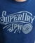 VINTAGE SCRIPT INDIGO WORKWEAR T-SHIRT