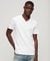V NECK SLUB T-SHIRT