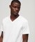 V NECK SLUB T-SHIRT
