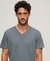 V NECK SLUB T-SHIRT