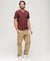 V NECK SLUB T-SHIRT
