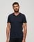 V NECK SLUB T-SHIRT