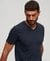 V NECK SLUB T-SHIRT