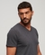 V NECK SLUB T-SHIRT