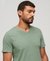 V NECK SLUB T-SHIRT