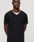 V-NECK SLUB SHORT SLEEVE T-SHIRT