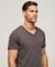 V-NECK SLUB SHORT SLEEVE T-SHIRT