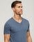 V-NECK SLUB SHORT SLEEVE T-SHIRT