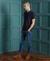 ORGANIC COTTON VINTAGE DESTROYED POLO SHIRT