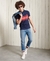 ORGANIC COTTON VINTAGE CHESTBAND JERSEY POLO SHIRT