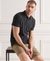 ORGANIC COTTON TEXTURED JERSEY POLO SHIRT