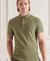 ORGANIC COTTON TEXTURED JERSEY POLO SHIRT