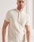 ORGANIC COTTON TEXTURED JERSEY POLO SHIRT