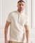 ORGANIC COTTON TEXTURED JERSEY POLO SHIRT