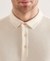 ORGANIC COTTON TEXTURED JERSEY POLO SHIRT