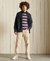 ORGANIC COTTON ACADEMY STRIPE POLO SHIRT