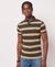 ORGANIC COTTON ACADEMY STRIPE POLO SHIRT