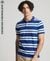 ORGANIC COTTON VINTAGE STRIPE POLO SHIRT