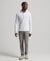 LONG SLEEVE COTTON JERSEY POLO SHIRT