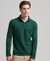 LONG SLEEVE COTTON JERSEY POLO SHIRT