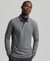 LONG SLEEVE COTTON JERSEY POLO SHIRT