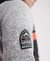 STORM CHEST STRIPE HYBRID ZIP HOODIE
