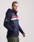 STORM CHEST STRIPE HYBRID ZIP HOODIE