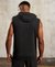 GYM TRAINING SLEEVELESS HOOD