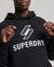STACKED APPLIQUE LOGO HOODIE