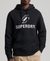 STACKED APPLIQUE LOGO HOODIE