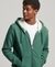 ESSENTIAL BORG LINED ZIP HOODIE
