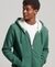 ESSENTIAL BORG LINED ZIP HOODIE
