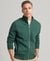 ORGANIC COTTON VINTAGE LOGO ZIP TRACK TOP