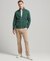 ORGANIC COTTON VINTAGE LOGO ZIP TRACK TOP