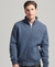 ORGANIC COTTON VINTAGE LOGO ZIP TRACK TOP