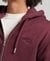 ORGANIC COTTON VINTAGE LOGO EMBROIDERED ZIP HOODIE