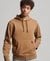 CONTRAST STITCH RELAXED HOODIE