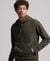 CONTRAST STITCH RELAXED HOODIE