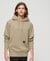 CONTRAST STITCH RELAXED HOODIE
