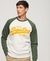 ATHLETIC VINTAGE LOGO RAGLAN CREW SWEATSHIRT