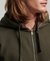CONTRAST STITCH RELAXED ZIP HOODIE