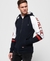 APPLIQUE ACADEMY RAGLAN CONTRAST ZIPHOOD