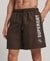 CODE APPLIQUE 19 INCH RECYCLED SWIM SHORT