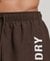 CODE APPLIQUE 19 INCH RECYCLED SWIM SHORT