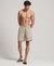 CODE APPLIQUE 19 INCH RECYCLED SWIM SHORT