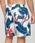 RECYCLED HAWAIIAN PRINT 17" SWIM SHORTS